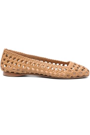 Shell Nappa Camel Ballet Flats PALOMA BARCELO | SHELL38